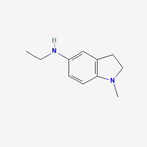 N-Ethyl-1-methyl-2,3-dihydro-1H-indol-5-amine