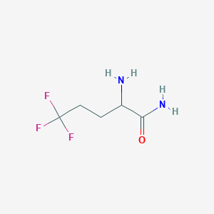 2-Amino-5,5,5-trifluoropentanamide