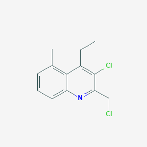 3-Chloro-2-(chloromethyl)-4-ethyl-5-methylquinoline