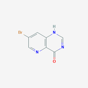 molecular formula C7H4BrN3O B152717 7-溴吡啶并[3,2-d]嘧啶-4(3H)-酮 CAS No. 573675-29-3