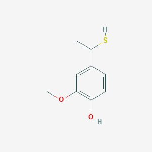 2-Methoxy-4-(1-sulfanylethyl)phenol