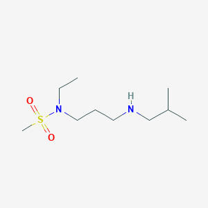 N-Ethyl-N-{3-[(2-methylpropyl)amino]propyl}methanesulfonamide