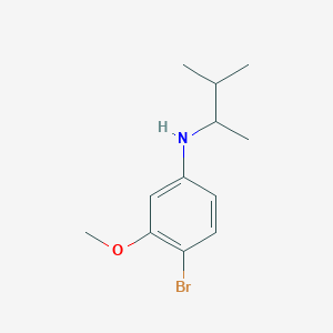 4-Bromo-3-methoxy-N-(3-methylbutan-2-yl)aniline