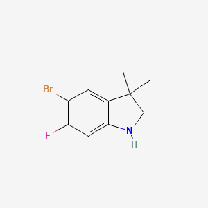 5-bromo-6-fluoro-3,3-dimethyl-2,3-dihydro-1H-indole