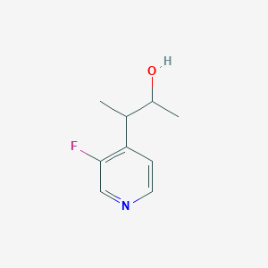 molecular formula C9H12FNO B15271816 3-(3-Fluoropyridin-4-yl)butan-2-ol 