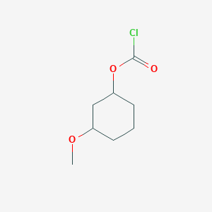 molecular formula C8H13ClO3 B15271819 3-Methoxycyclohexyl chloroformate 