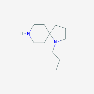 molecular formula C11H22N2 B15271852 1-Propyl-1,8-diazaspiro[4.5]decane 