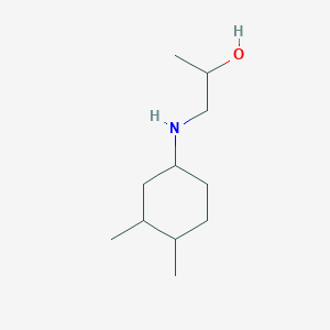 molecular formula C11H23NO B15271892 1-[(3,4-Dimethylcyclohexyl)amino]propan-2-ol 