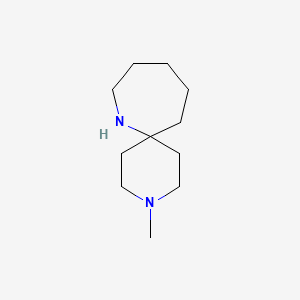 molecular formula C11H22N2 B15271967 3-Methyl-3,7-diaza-spiro[5.6]dodecane 