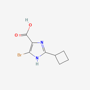 4-Bromo-2-cyclobutyl-1h-imidazole-5-carboxylic acid