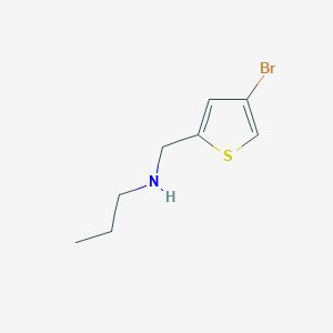 [(4-Bromothiophen-2-yl)methyl](propyl)amine