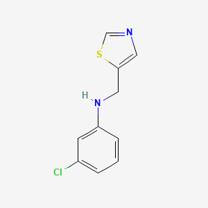 3-Chloro-N-(thiazol-5-ylmethyl)aniline