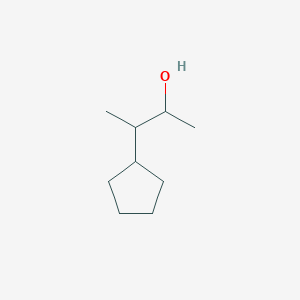 molecular formula C9H18O B15272055 3-Cyclopentylbutan-2-ol 