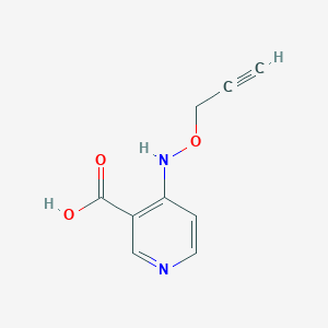 4-[(Prop-2-yn-1-yloxy)amino]pyridine-3-carboxylic acid