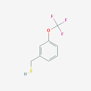 molecular formula C8H7F3OS B15272133 [3-(Trifluoromethoxy)phenyl]methanethiol 