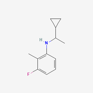 N-(1-cyclopropylethyl)-3-fluoro-2-methylaniline