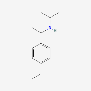 molecular formula C13H21N B15272182 [1-(4-Ethylphenyl)ethyl](propan-2-yl)amine 