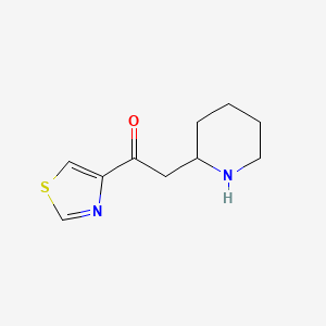 2-(Piperidin-2-yl)-1-(1,3-thiazol-4-yl)ethan-1-one