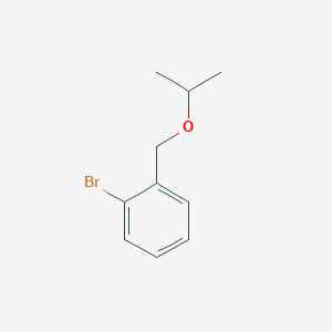 molecular formula C10H13BrO B1527229 1-Bromo-2-(isopropoxymethyl)benzene CAS No. 181885-71-2