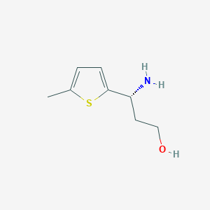 (3R)-3-Amino-3-(5-methyl(2-thienyl))propan-1-OL