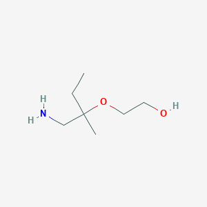 2-[(1-Amino-2-methylbutan-2-yl)oxy]ethan-1-ol