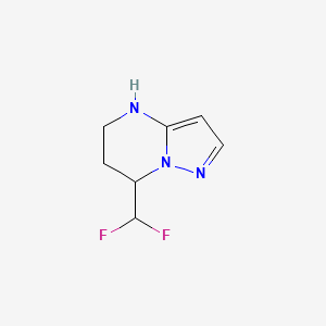 7-(Difluoromethyl)-4H,5H,6H,7H-pyrazolo[1,5-a]pyrimidine