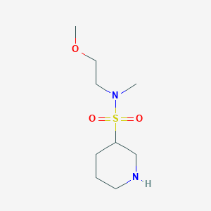 molecular formula C9H20N2O3S B1527240 N-(2-methoxyethyl)-N-methylpiperidine-3-sulfonamide CAS No. 1249825-79-3