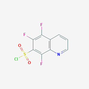 5,6,8-Trifluoroquinoline-7-sulfonyl chloride