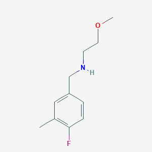 [(4-Fluoro-3-methylphenyl)methyl](2-methoxyethyl)amine