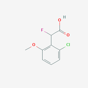 2-(2-Chloro-6-methoxyphenyl)-2-fluoroacetic acid