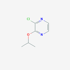 molecular formula C7H9ClN2O B1527244 2-Chloro-3-isopropoxypyrazine CAS No. 1209457-92-0