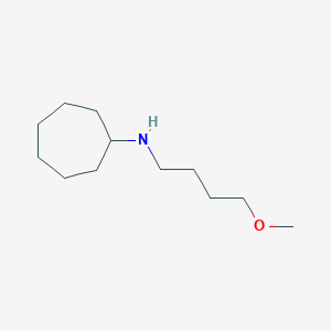 N-(4-methoxybutyl)cycloheptanamine