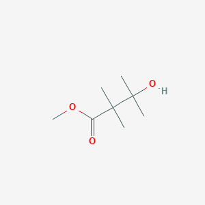 molecular formula C8H16O3 B15272484 Methyl 3-hydroxy-2,2,3-trimethylbutanoate 