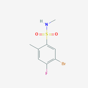 5-Bromo-4-fluoro-N,2-dimethylbenzene-1-sulfonamide