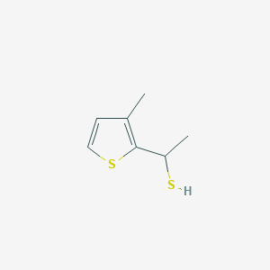 1-(3-Methylthiophen-2-yl)ethane-1-thiol