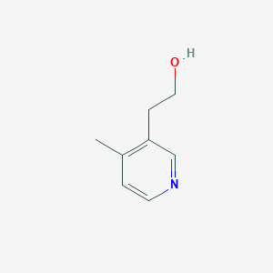 molecular formula C8H11NO B15272512 2-(4-Methylpyridin-3-YL)ethan-1-OL 