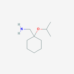 molecular formula C10H21NO B1527252 [1-(Propan-2-yloxy)cyclohexyl]methanamine CAS No. 1250188-41-0