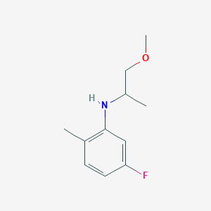 5-fluoro-N-(1-methoxypropan-2-yl)-2-methylaniline