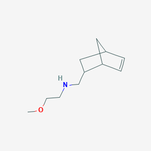 molecular formula C11H19NO B15272555 {Bicyclo[2.2.1]hept-5-en-2-ylmethyl}(2-methoxyethyl)amine 