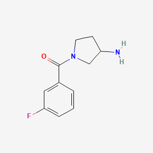 1-(3-Fluorobenzoyl)pyrrolidin-3-amine