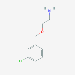 molecular formula C9H12ClNO B15272587 2-(3-Chloro-benzyloxy)-ethylamine 