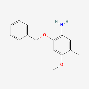 2-(Benzyloxy)-4-methoxy-5-methylaniline