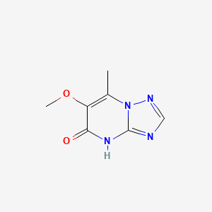 molecular formula C7H8N4O2 B15272660 6-Methoxy-7-methyl-4H,5H-[1,2,4]triazolo[1,5-a]pyrimidin-5-one 