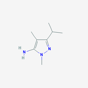 1,4-dimethyl-3-(propan-2-yl)-1H-pyrazol-5-amine