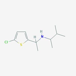 [1-(5-Chlorothiophen-2-yl)ethyl](3-methylbutan-2-yl)amine