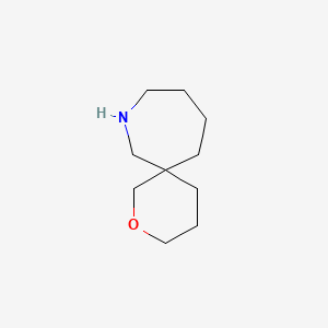 molecular formula C10H19NO B15272730 2-Oxa-8-azaspiro[5.6]dodecane 