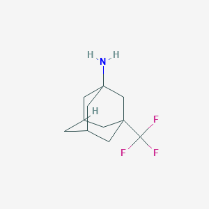 molecular formula C11H16F3N B15272734 3-(Trifluoromethyl)adamantan-1-amine 