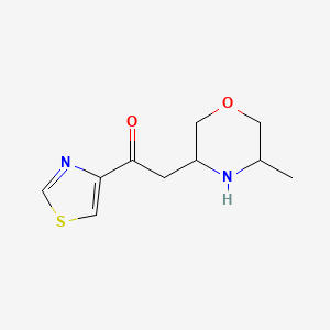 2-(5-Methylmorpholin-3-yl)-1-(1,3-thiazol-4-yl)ethan-1-one