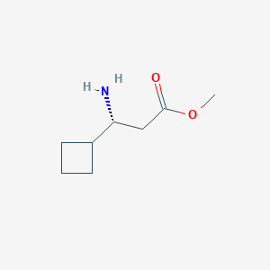 Methyl (3R)-3-amino-3-cyclobutylpropanoate