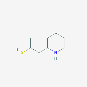 1-(Piperidin-2-YL)propane-2-thiol